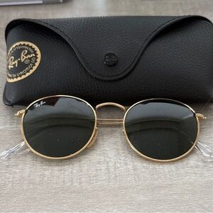 Ray-Ban Classic Gold Frame Sunglasses
